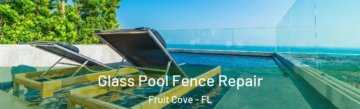 Glass Pool Fence Repair Fruit Cove - FL
